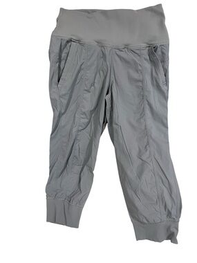 lululemon athletica Light Gray Cropped Jogger Pants